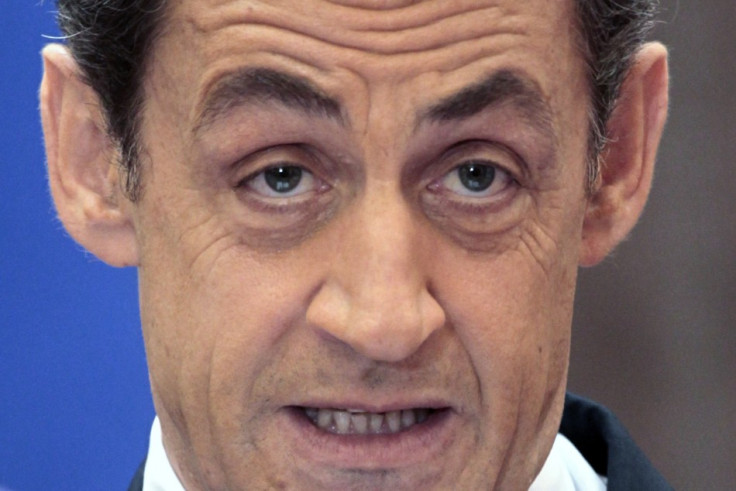 French president Nicolas Sarkozy