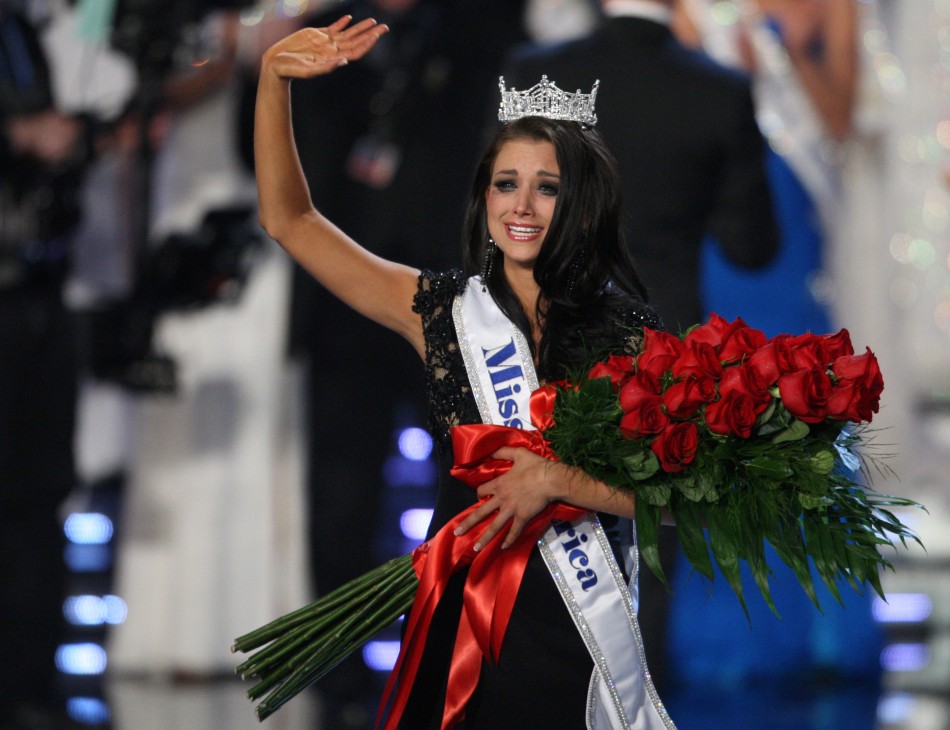Miss America 2012 Laura Kaeppeler Reacts After Crowned Winner