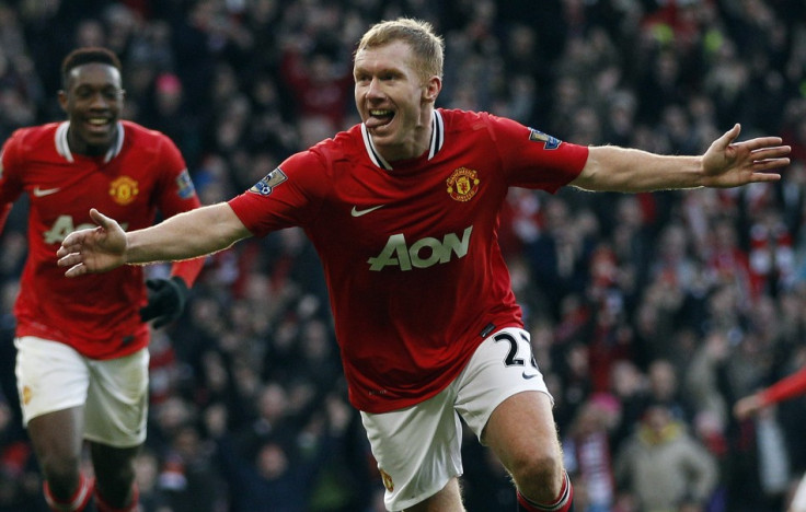 Manchester United's Paul Scholes