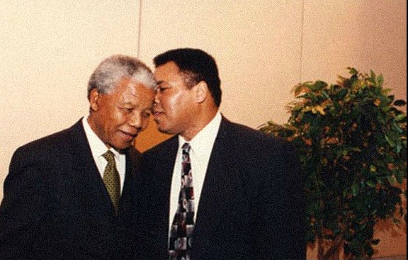 Muhammad Ali and Nelson Mandela