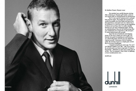 Olympian Athletes Stars in Alfred Dunhill Spring Summer 2012 Voice Campaign