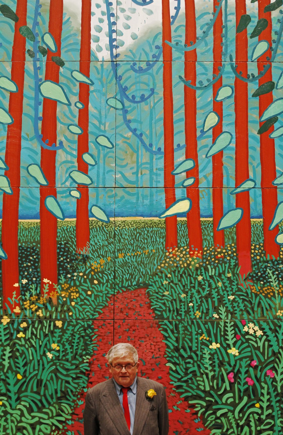 Hockney039s 039A Bigger Picture at the Royal Academy Showcases 150 Canvases