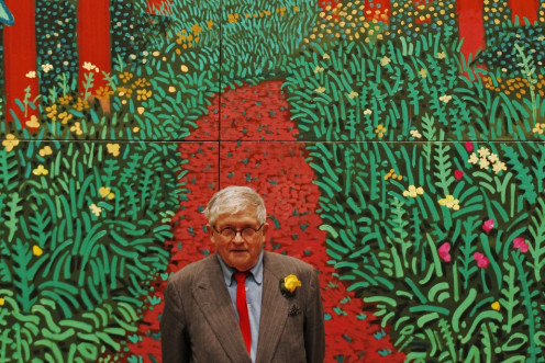 Hockney&#039;s &#039;A Bigger Picture ‘at the Royal Academy Showcases 150 Canvases