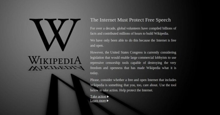 Wikipedia blackout