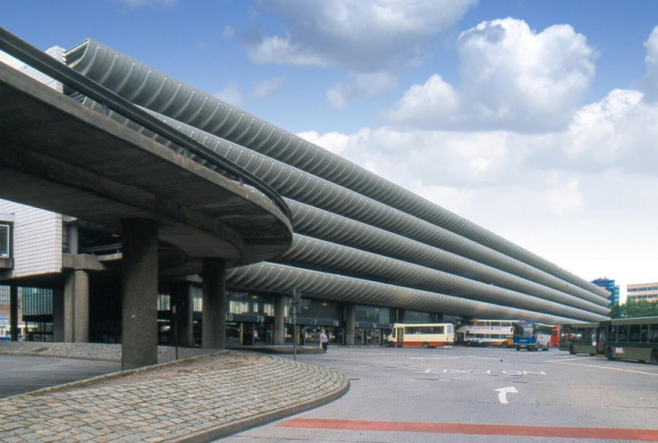 The Preston bus station and car park in Lancashire