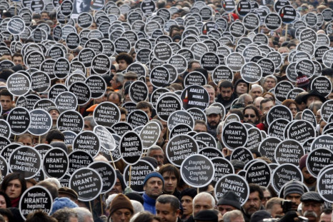 Istanbul: Protesters gather to mark death of murder of Hrant Dink