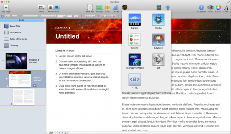 iBooks Author