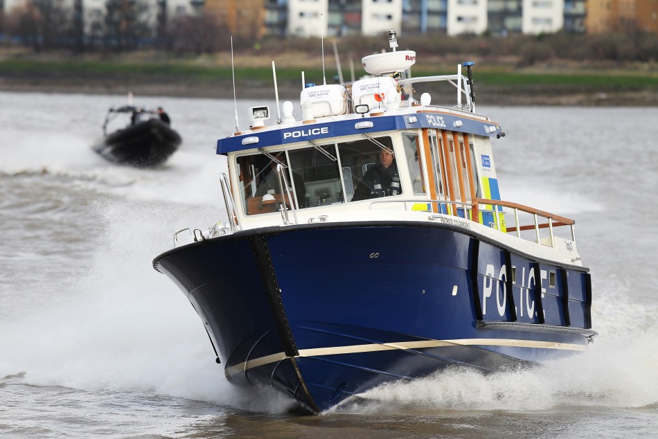 A Marine Policing Unit boat