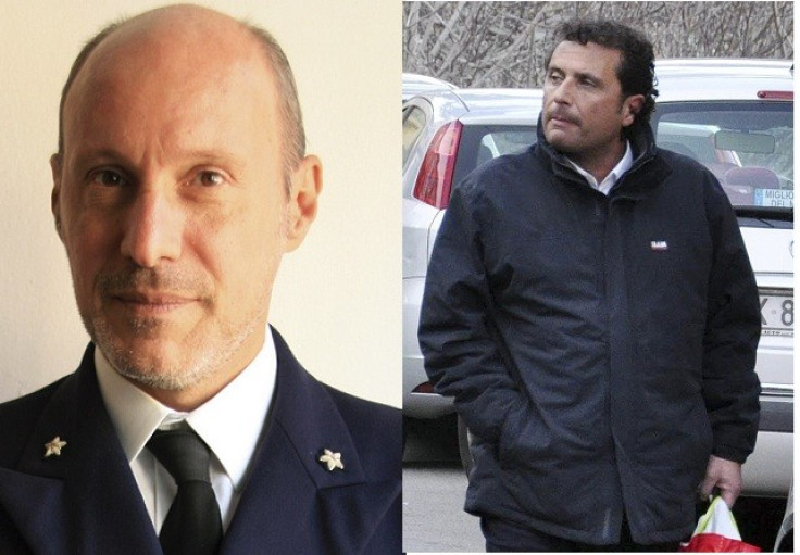 Captain Gregorio De Falco and Francesco Schettino