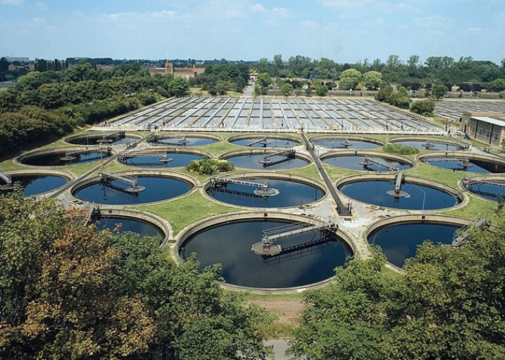 Thames Water sewage treatment facility