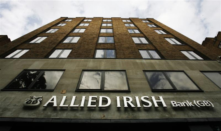A branch of Allied Irish Bank is seen in London