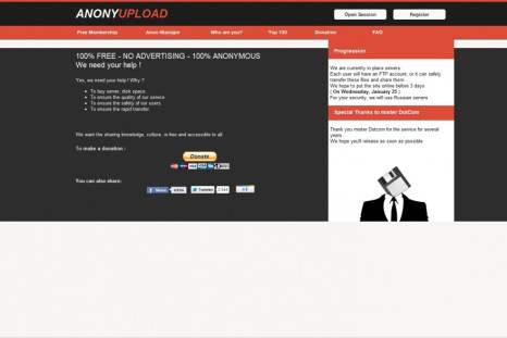 Censorship Wars: Anonymous Answer Megaupload's Death with Anonyupload Alternative