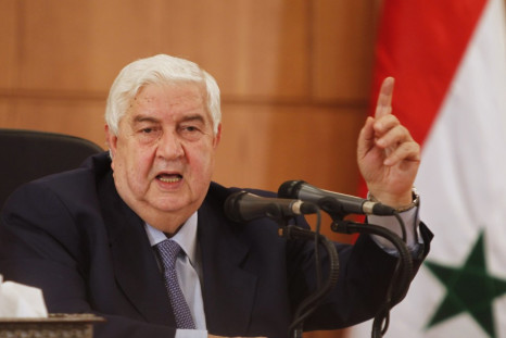 Syria's foreign minister Walid al-Mouallem