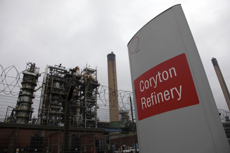 Coryton refinery in Essex accounts for 20 percent of the southeast's fuel suppy