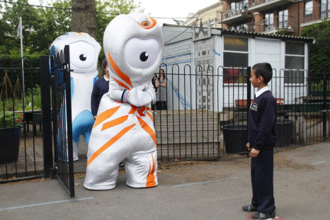 The 2012 Olympic mascot Wenlock and Paralympic masco