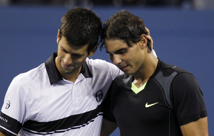 Novak Djokovic beat Andy Murray in the semi-final of the Australia Open to set up another meeting with Nadal. (Reuters)