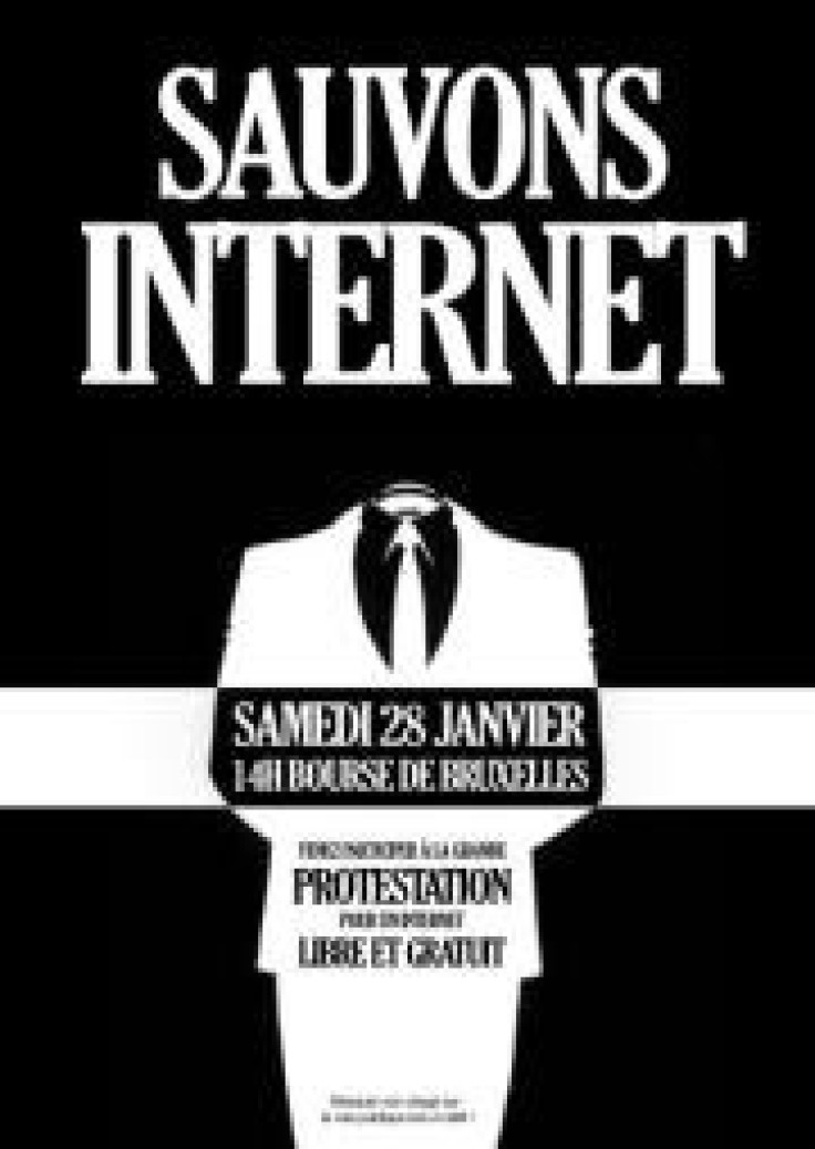 Anonymous has called all Belgian citizens to gather on Brussels’ streets on Saturday to demonstrate against ACTA