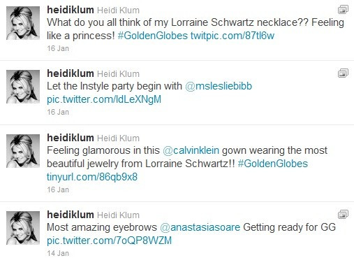 Heidi Klum Tweets