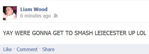 EDL member Liam Wood’s Facebook page (Facebook)