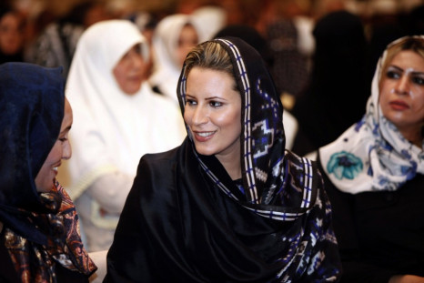 Aisha Gaddafi attends an event in Tripoli in 2010