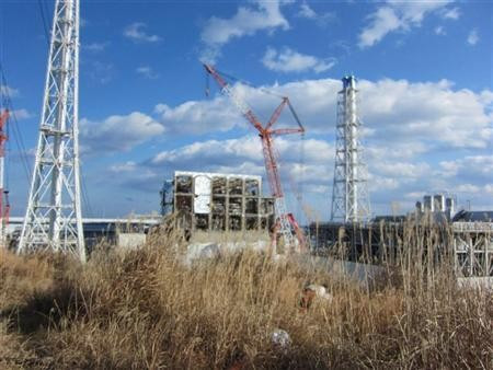 The crippled Fukushima Daiichi nuclear power plant's No.4 reactor building is seen in Fukushima prefecture, in this handout picture taken on January 14, 2012. The crippled Fukushima Daiichi nuclear power plant's No.4 reactor building is seen in Fukushima prefecture, in this handout picture taken on January 14, 2012.
