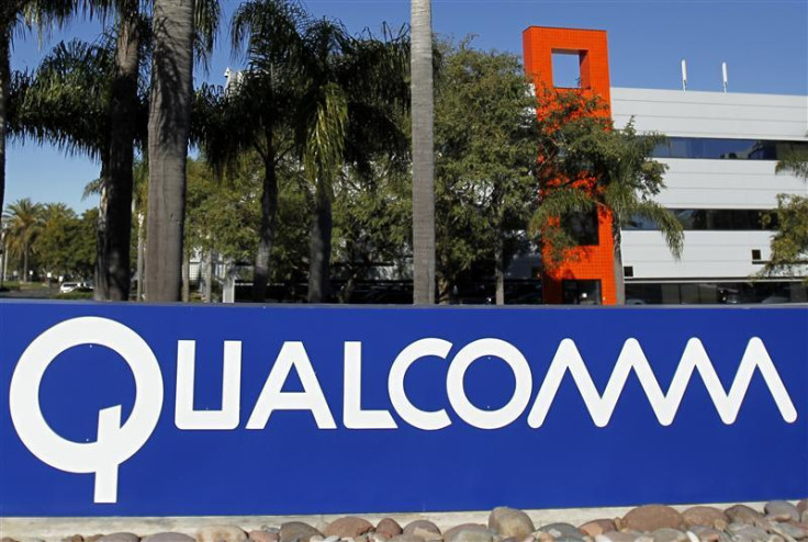 Qualcomm's logo at San Diego headquarters