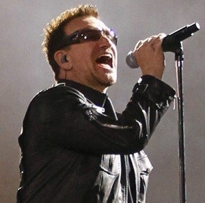 Bono was effusive in his praise of the Queen's work