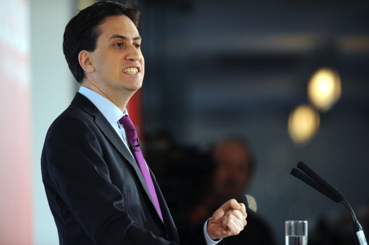 Labour leader Ed Miliband