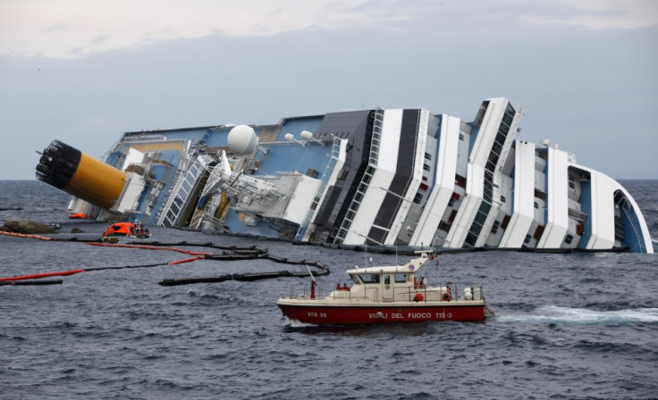 capsized Costa Concordia