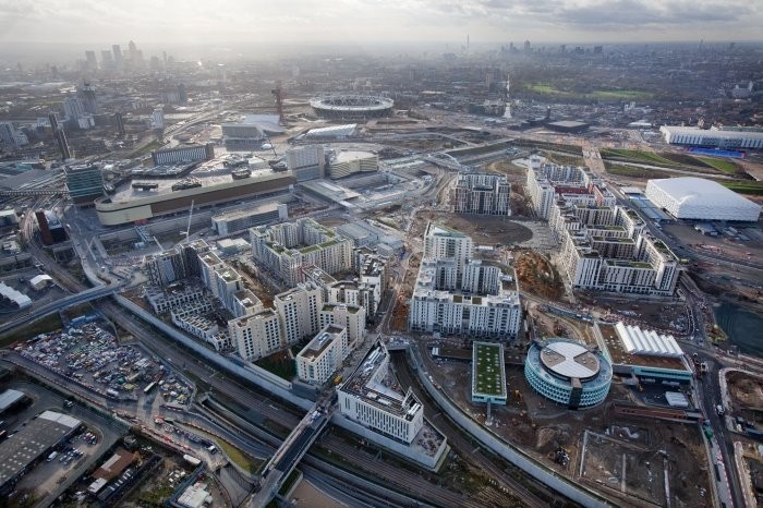 London 2012 Aerial Views of the Olympic Park Released