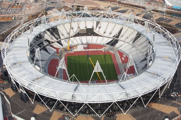 London 2012 Aerial Views of the Olympic Park Released