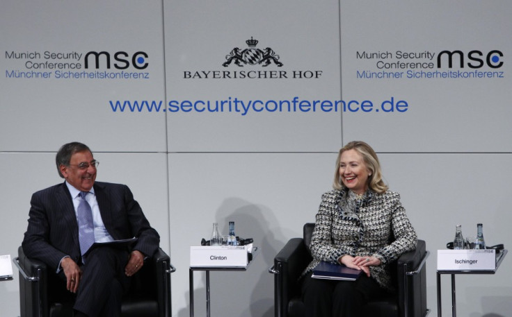 Hillary Clinton and Leon Panetta