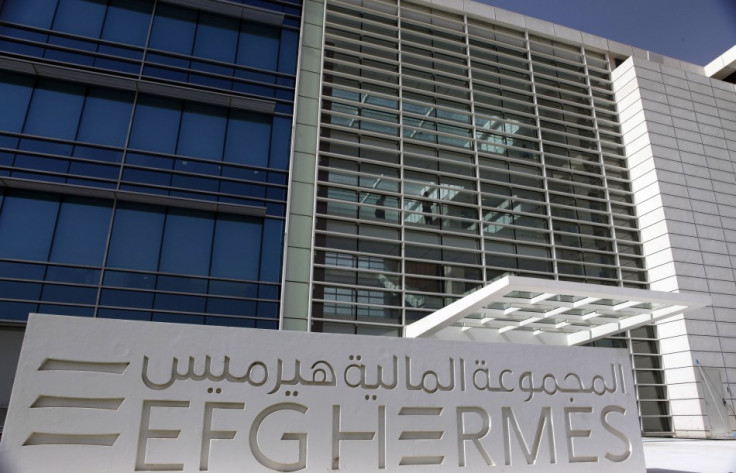 The headquarters of the Egypt-based investment bank EFG-Herme, located  on the outskirts of Cairo