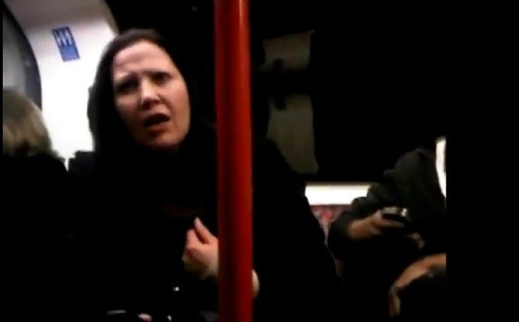 Jacqueline Woodhouse in her foul-mouthed tirade on London Underground's Central line