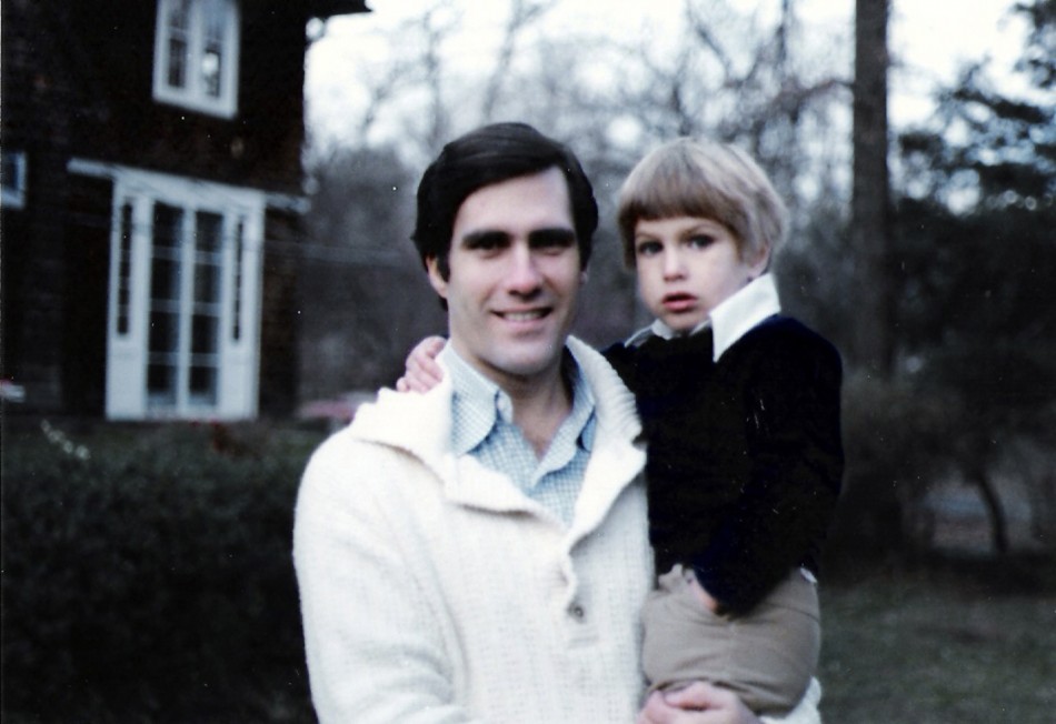 Handout photo of Mitt Romney and his son Josh