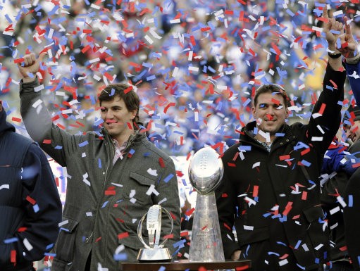 Super Bowl Giants Celebration Football