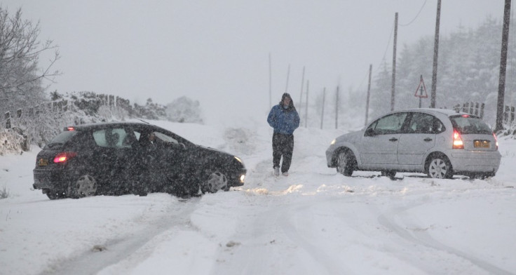 Snowy road