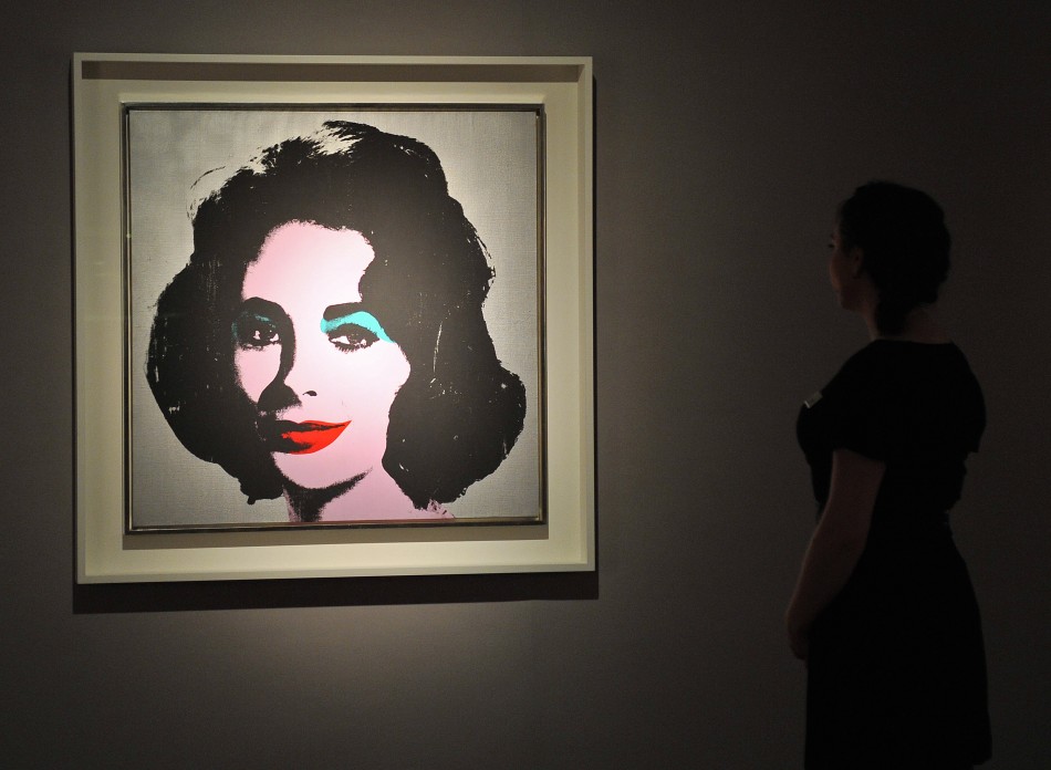 An Andy Warhol portrait of Dame Elizabeth Taylor