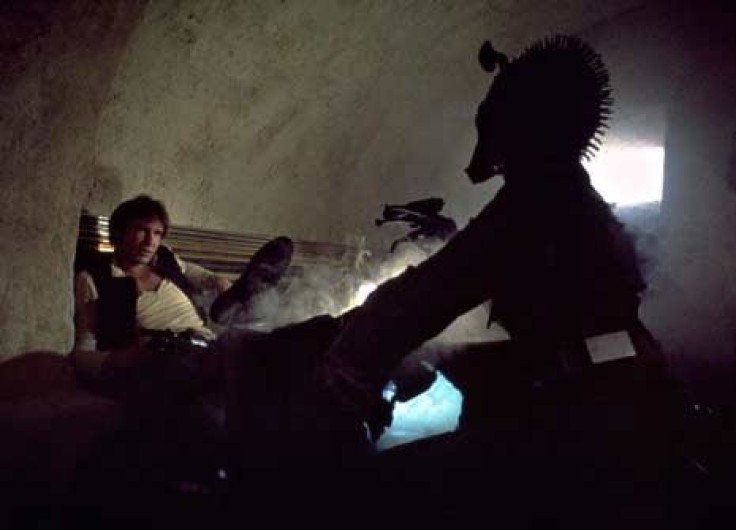 Han Solo opens fire in iconic Cantina scene of Star Wars IV