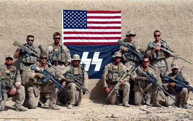 Nazi Marines made a simple mistake, say military authorities