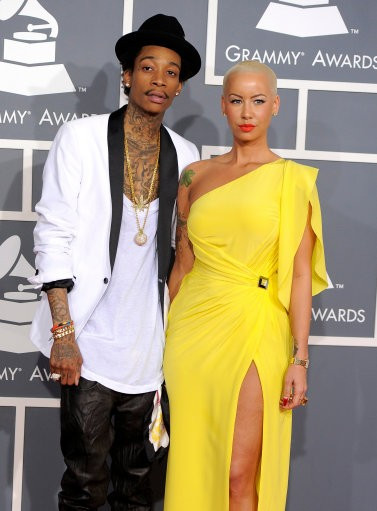 WIz Khalifa and Amber Rose