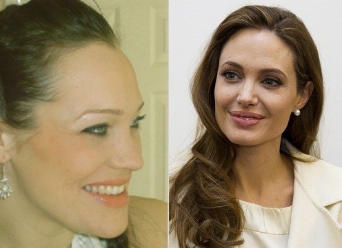 Angelina Jolie and Susie Lawrence