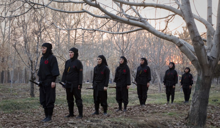 Iran's Female Ninjutsu Warriors: Women Throw Away Hijab to Become Ninja Assassins