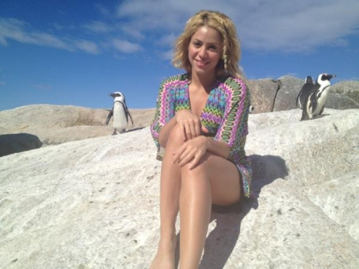 Shakira on her trip in South Africa