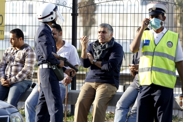 Human rights demonstrators in Manama