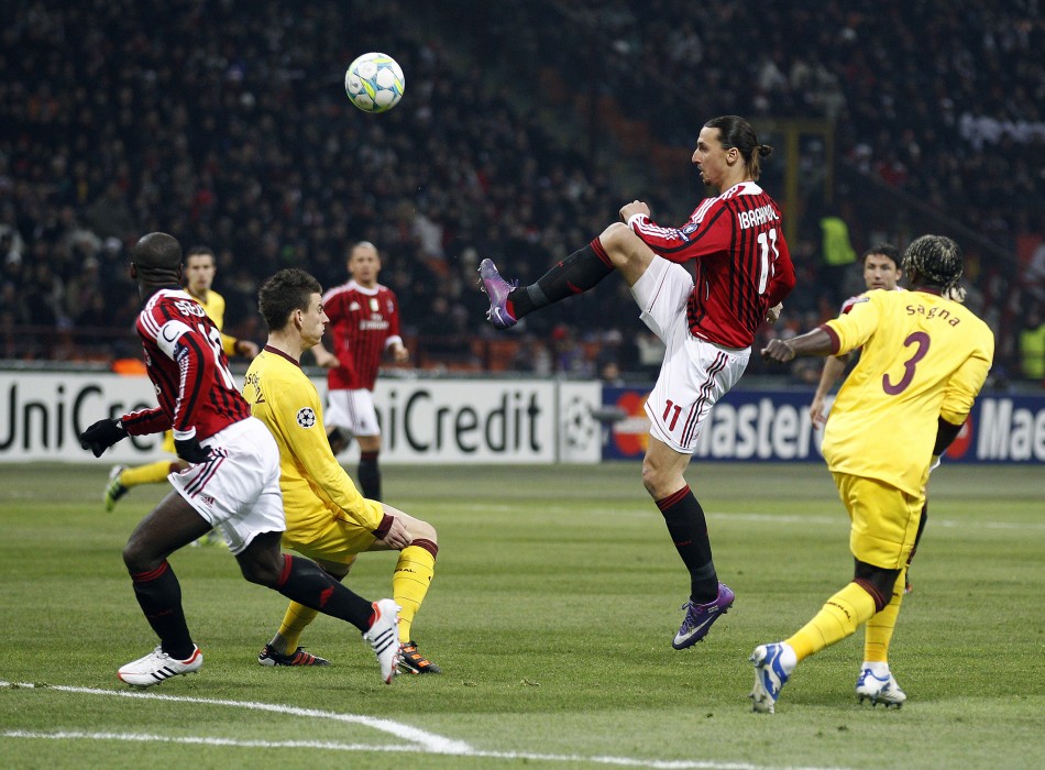 AC Milan vs. Arsenal Champions League Round of 16 First Leg