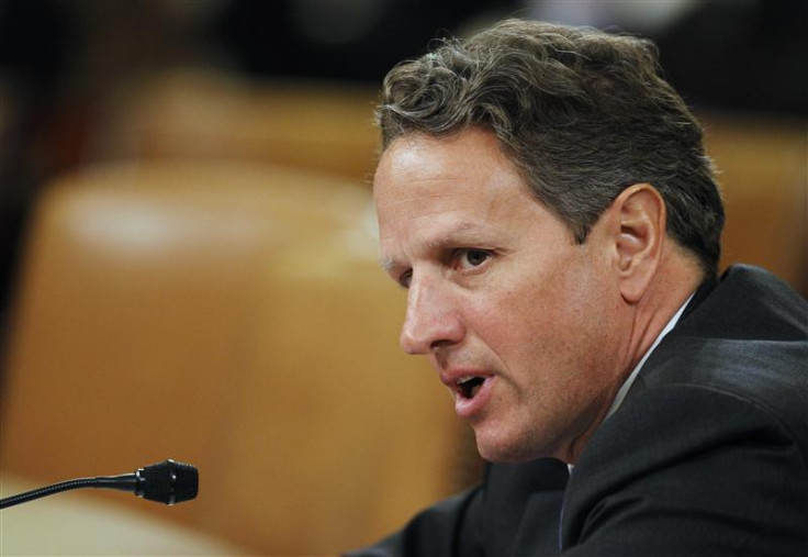 U.S. Treasury Secretary Geithner testifies before the House Ways and Means Committee in Washington