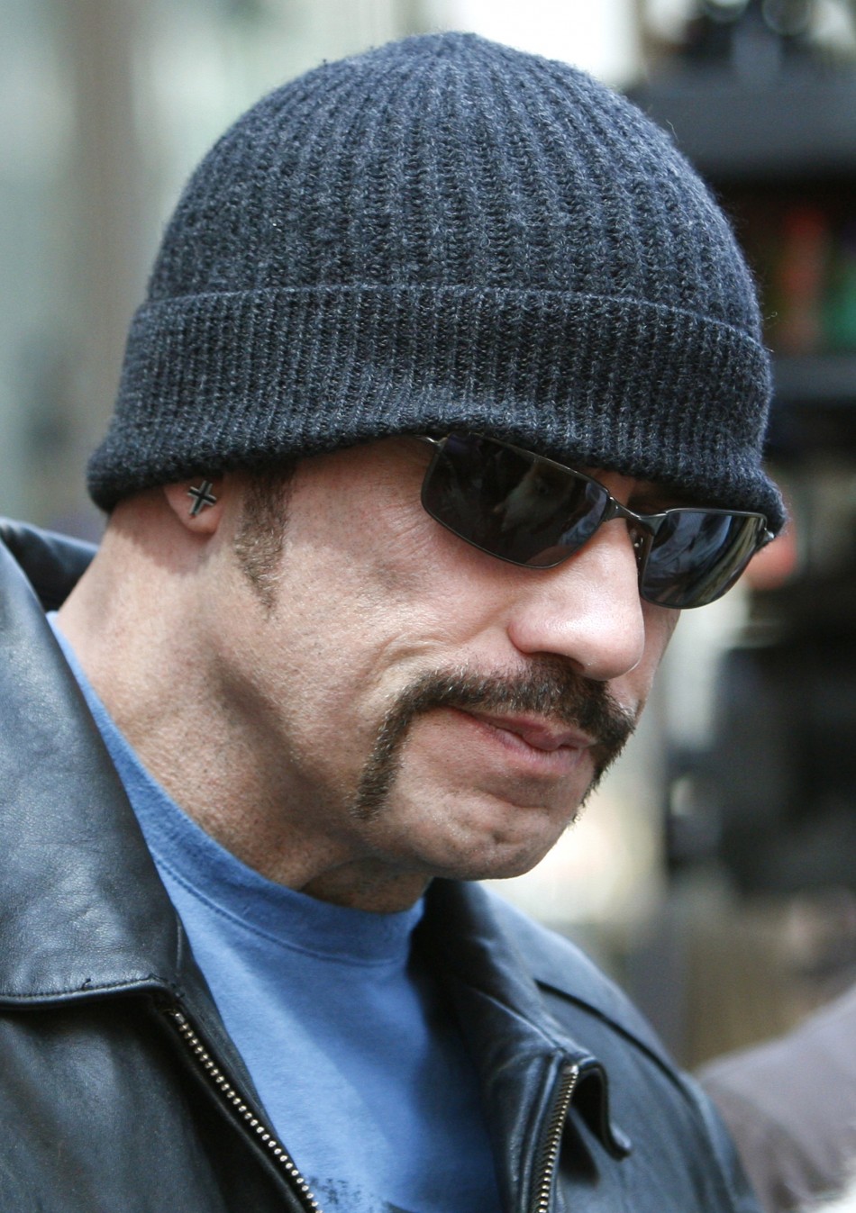 Actor John Travolta, dressed as his character Ryder