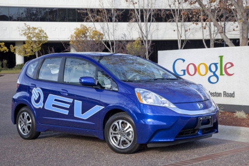 Honda delivers 2013 Fit EV battery-electric vehicles