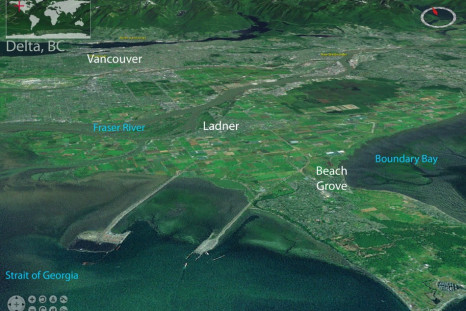 Vancouver's South Delta submerged